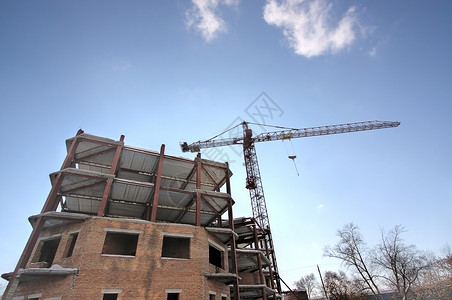 房屋建造建筑高楼住宅住房背景图片