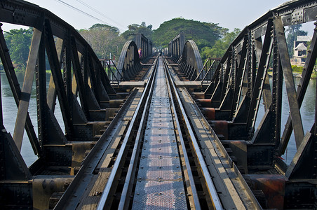 夸井桥上快手运输地标文化金属建筑旅游铁路历史性纪念碑背景图片
