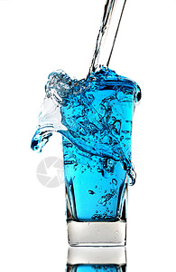 游水环境白色饮料氯化物塑料流动茶点蓝色瓶子聚合物背景图片