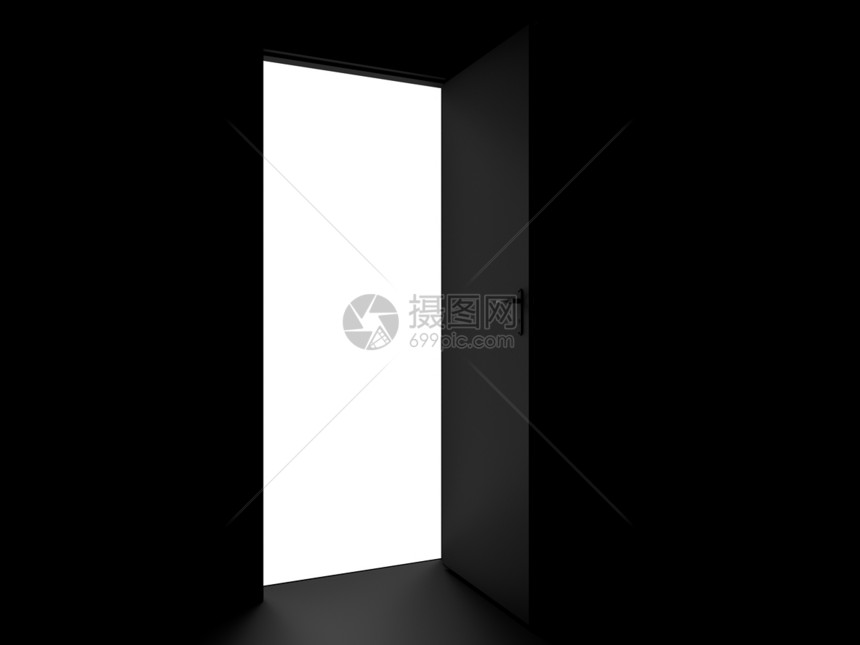 开门门地面白色插图房间住宅场景渲染办公室建筑学出口图片