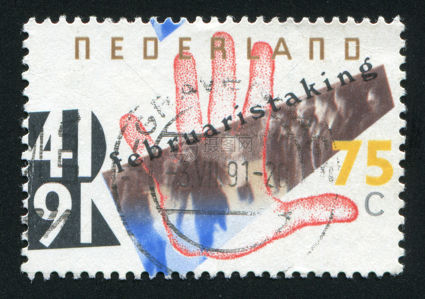 邮票邮戳手臂邮局男人罢工爱好收集警告指甲邮政图片