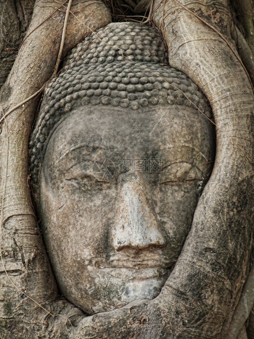 佛头文化冥想雕刻宗教扫管雕像地标崇拜寺庙上帝图片