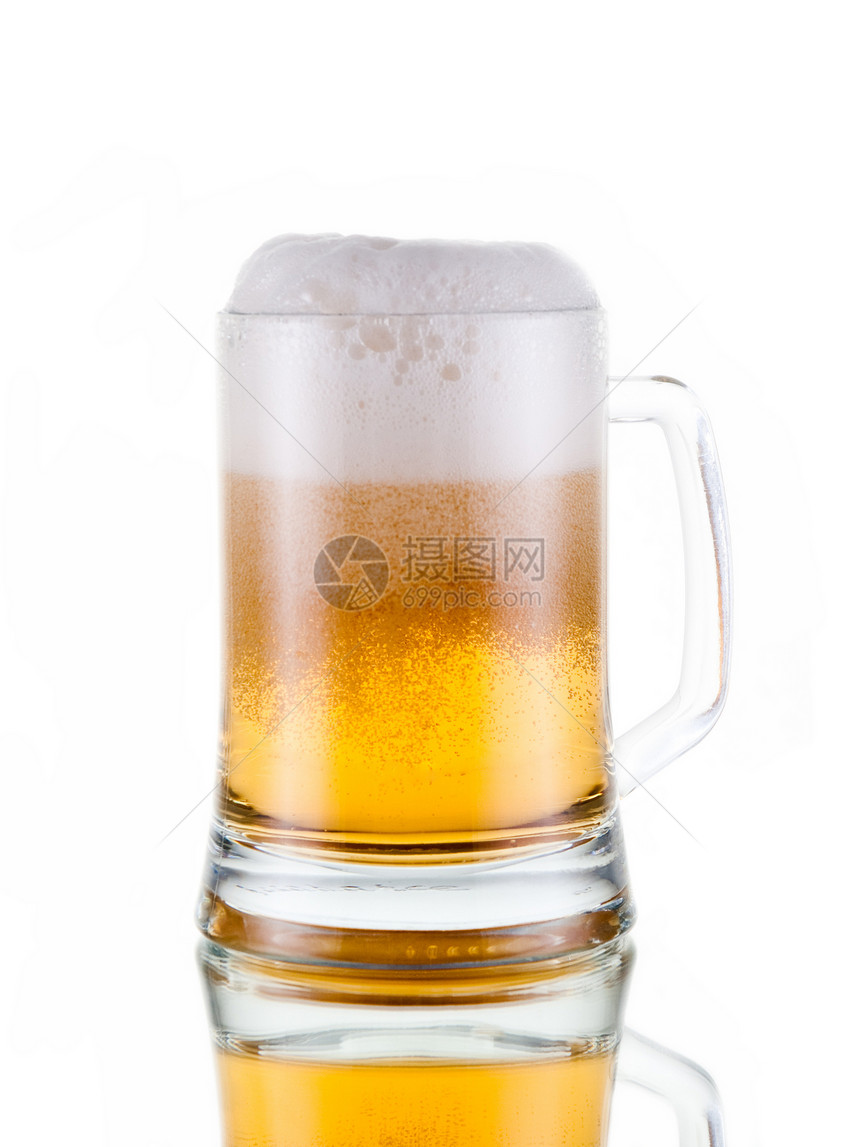 啤酒液体气泡对象白色黄色酒吧啤酒杯玻璃金子泡沫图片