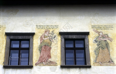墙壁绘画遗产大厅背景图片