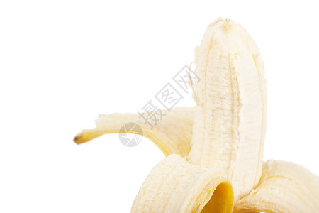 香蕉水果白色小吃摄影食物黄色背景图片