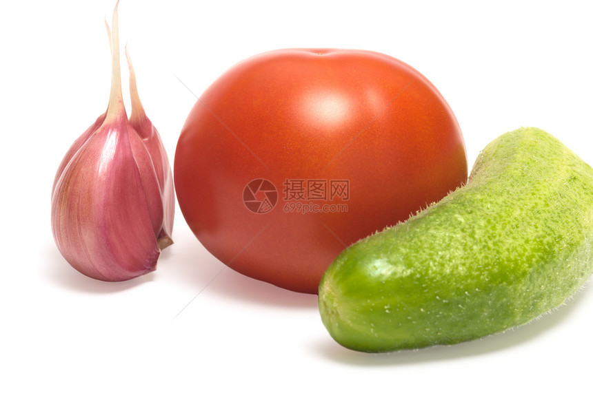 新鲜蔬菜植物小吃饮食原油维生素食物营养绿色黄瓜收成图片