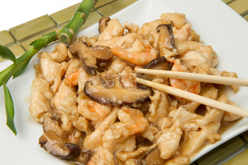 中国食品美味绿色蔬菜洋葱筷子面条胡椒美食盘子竹子图片