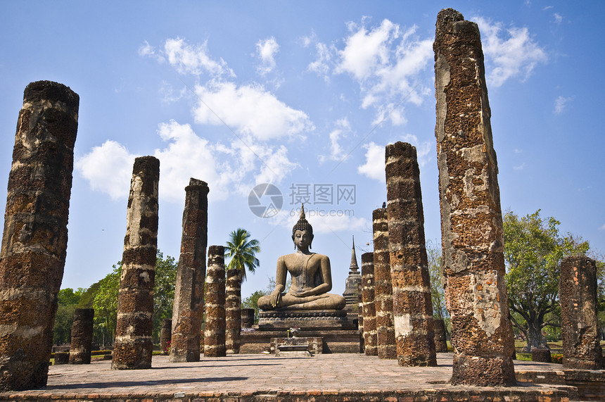 瓦特马哈热带宗教建筑寺庙废墟冥想雕像公园宝塔旅行图片