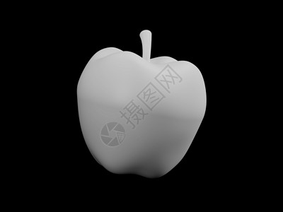 苹果食物白色水果生态黑色背景图片