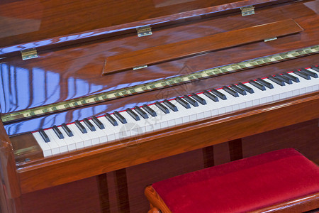 钢琴黑色娱乐木头歌曲器官音乐键盘绘画水平艺术背景图片