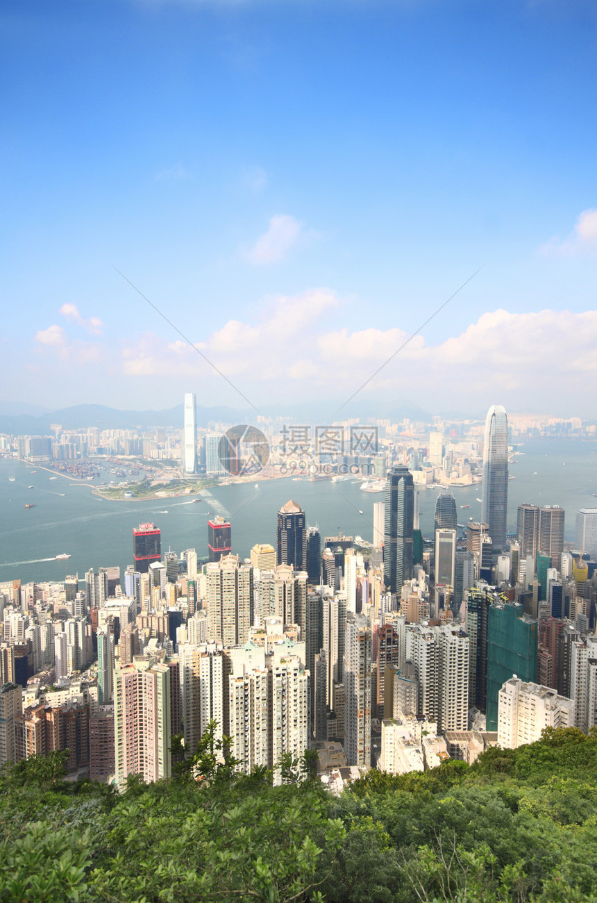 香港天空金融顶峰场景办公室经济玻璃港口假期摩天大楼图片