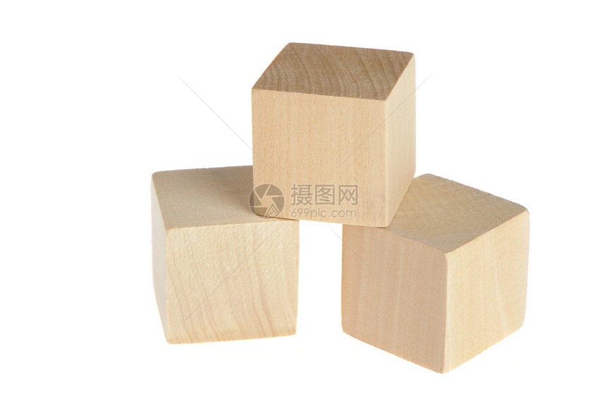 木制立方体的建筑教育玩具童年愿望盒子正方形逻辑建造生长商业图片