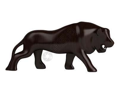 动物雕像木制品狮子捕食者艺术塑像艺术品工作雕刻工艺传统护符高清图片素材