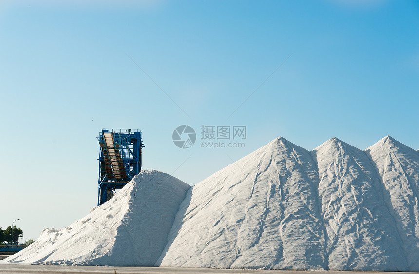 盐矿输送带起重机作品盐矿工业盐场圣波工厂生产炼油厂图片