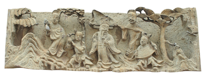 中国雕像宗教雕塑塑像胡须国家连体传统石头佛教徒寺庙图片