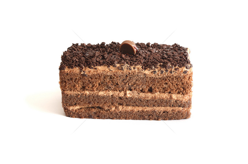 巧克力海绵饼奶油食物美食蛋糕甜点图片
