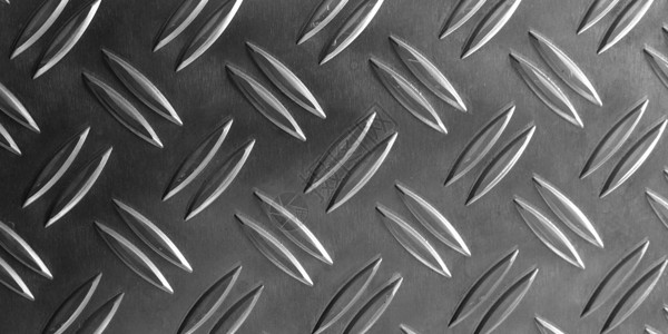 钻石钢床单灰色金属材料工业背景图片