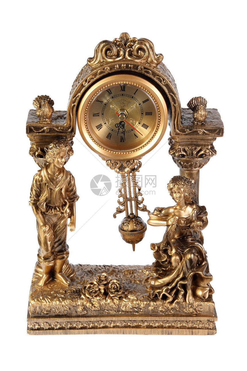 表格时钟数据数字青铜弹簧机器古董烛台齿轮指针雕像图片