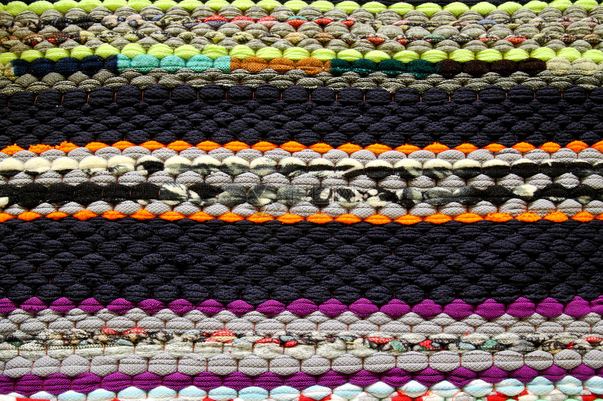 样式布结构独特风格手工业橙子羊毛亚麻材料手工工艺宏观棉布紫色图片