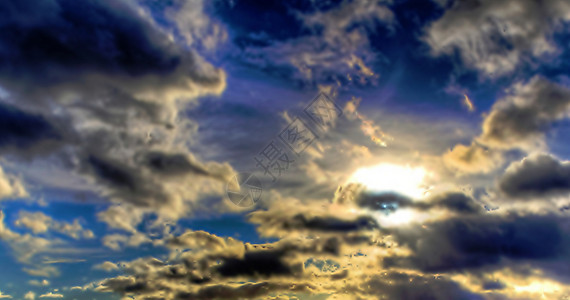 天空云云太阳背景图片