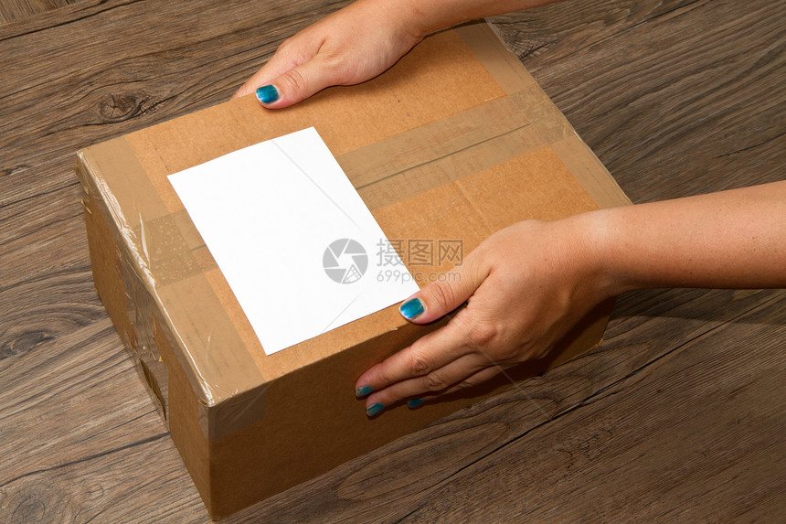 海运箱贮存宏观卡片工作室运输包装邮件邮政纸盒船运图片