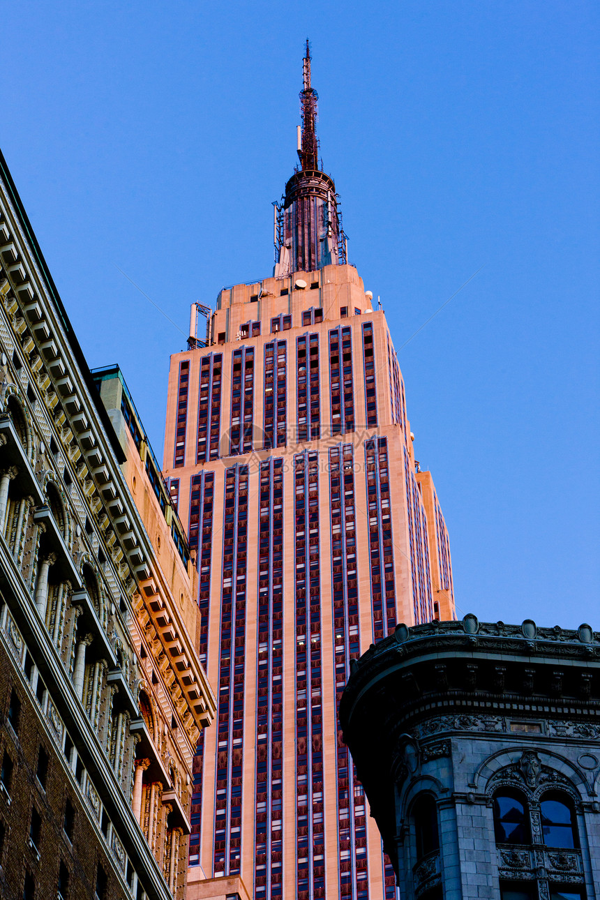 帝国大厦 曼哈顿 美国纽约州纽约市景观外观建筑学建筑摩天大楼位置世界地标旅行城市图片