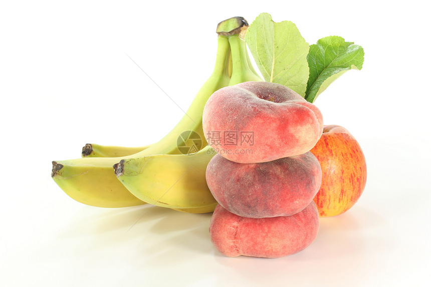 果果混合黄色香蕉维生素情调食物绿色异国红色白色水果图片