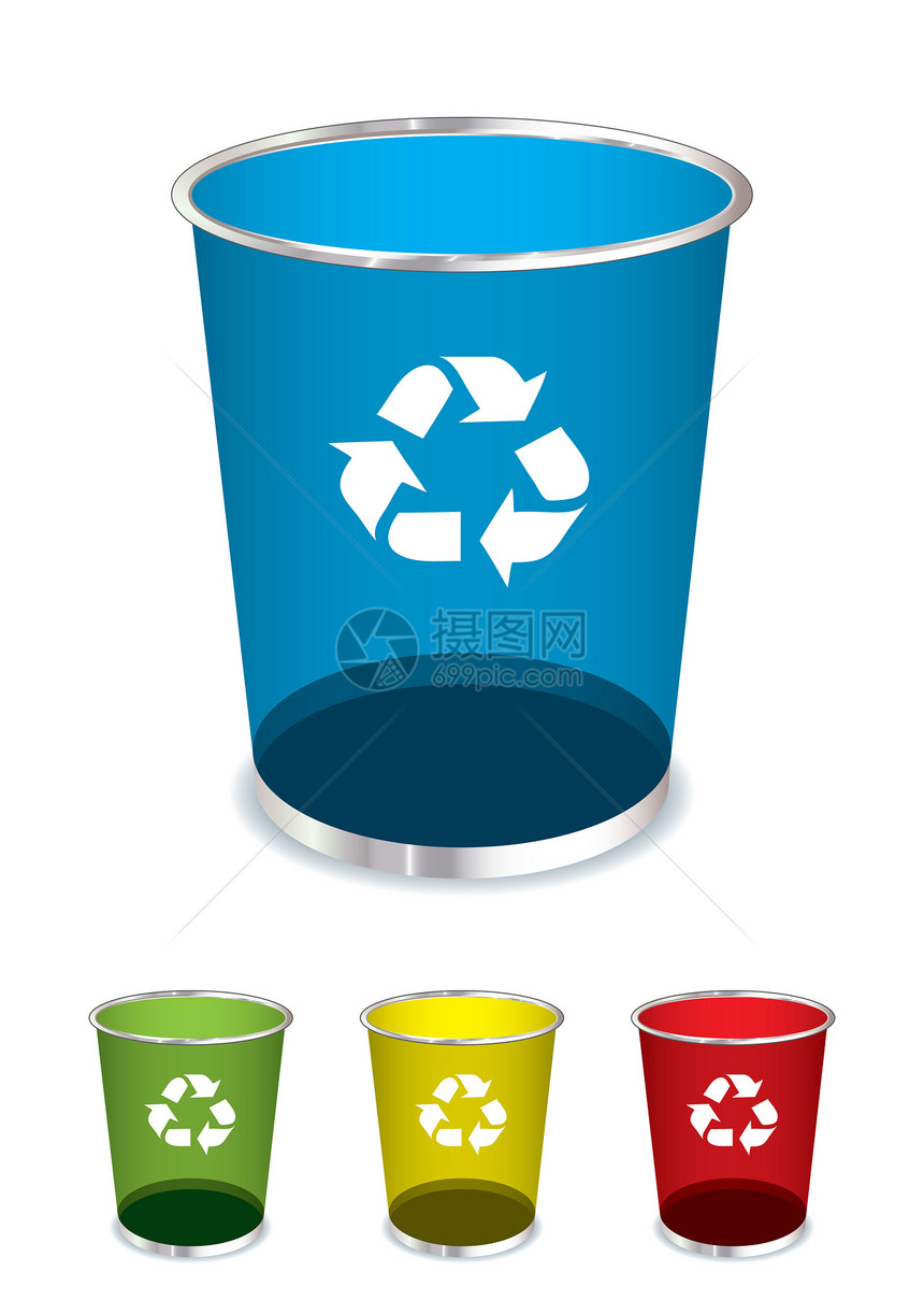 废回收回收桶图片