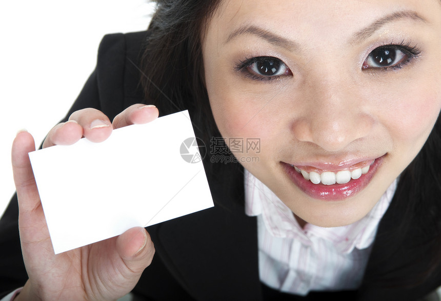 空白名片营销商业女性公告人士快乐卡片水平女士办公室图片