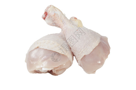 鸡腿美食白色市场食物背景图片