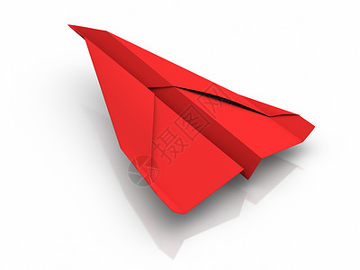 红色纸飞机红纸飞机机机飞行对象红色玩具折纸乐趣创造力模型折叠背景