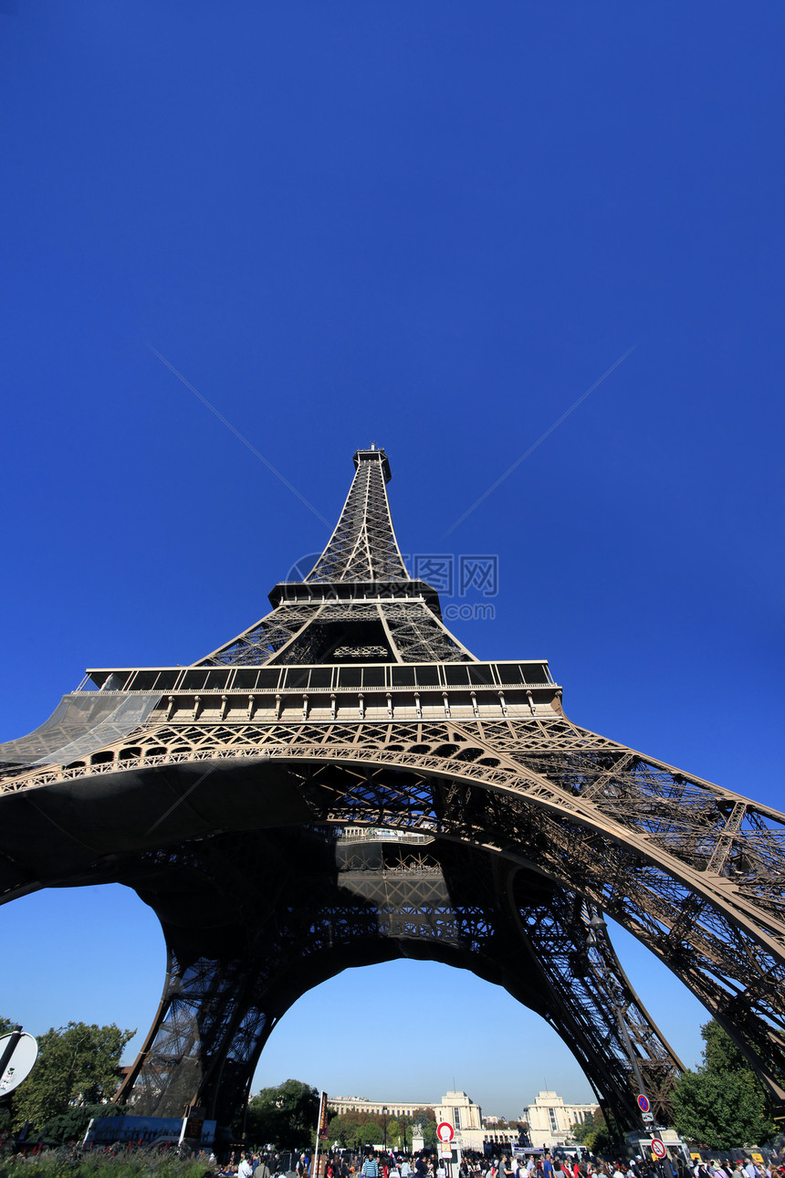 巴黎的艾菲尔铁塔地标建筑学旅游风景天空吸引力金属火星冠军旅行图片