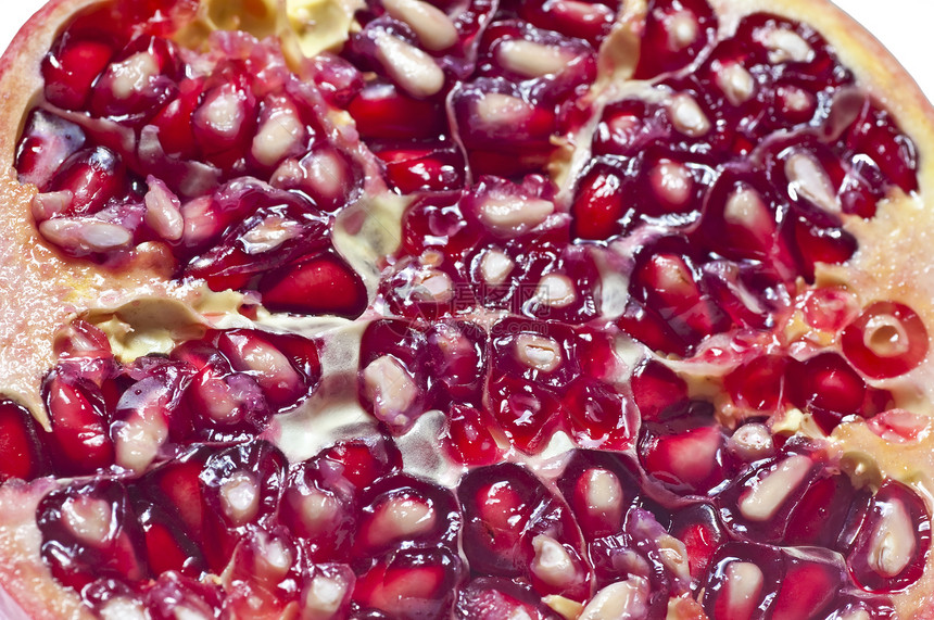 石榴石榴石食物营养生活药品甜点水果维生素粉色种子图片