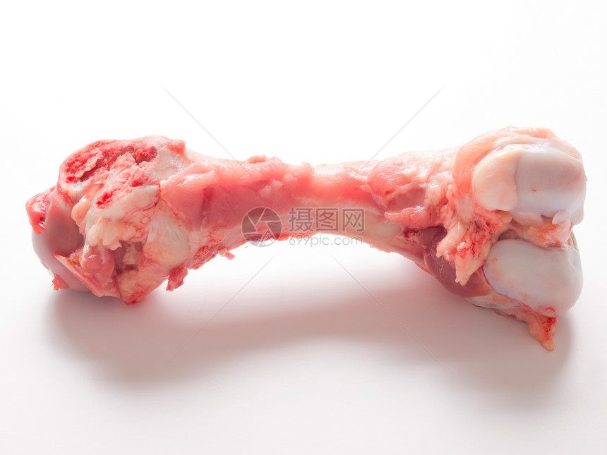 白白单猪肉骨头图片