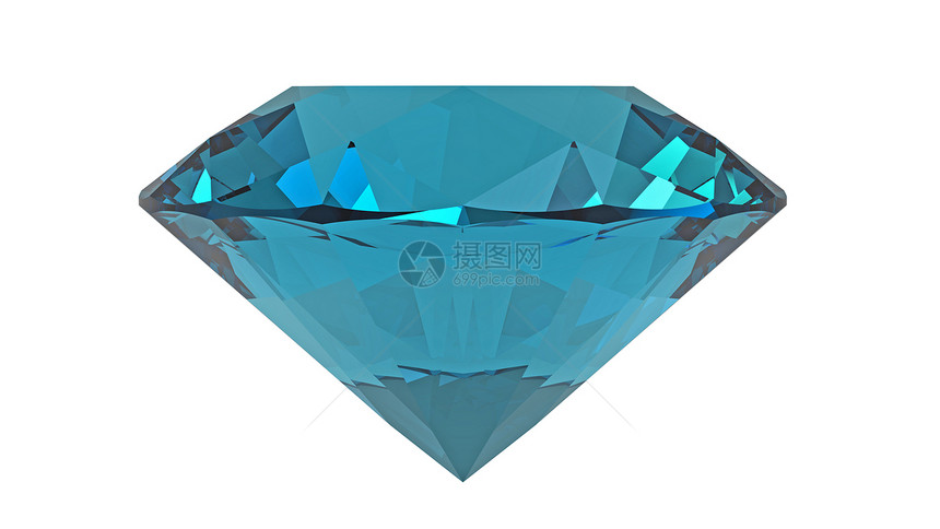 水叮当白色矿物石头蓝色宝石钻石奢华火花水晶珠宝图片