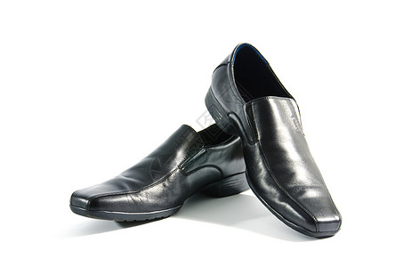 黑皮鞋凉鞋管理人员男性商业服饰配饰鞋类高跟鞋奢华皮革背景图片