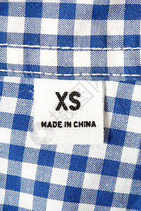 超小型尺码衬衫摄影制造衣服尺寸配件标签背景图片