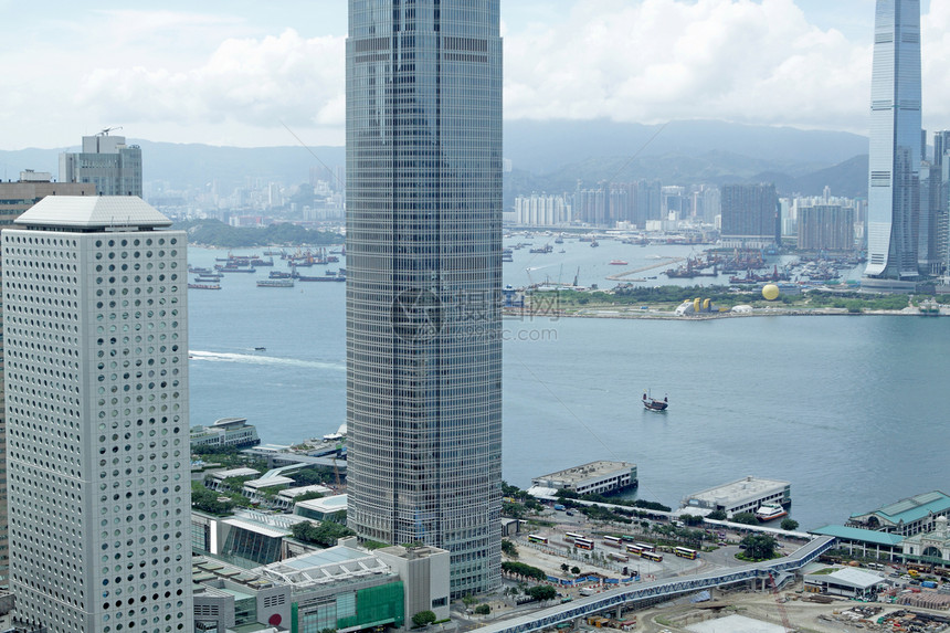 香港文化办公室天空市中心城市渡船景观旅游海洋金融图片