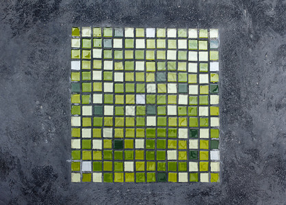 绿色陶瓷马赛c背景图片