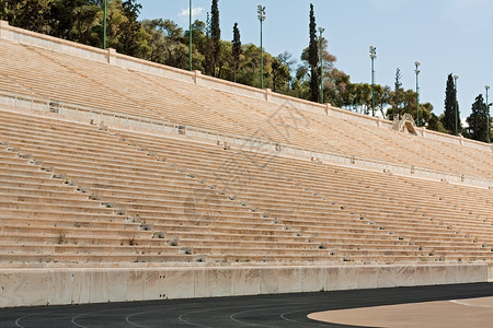 希腊雅典帕纳克提亚体育场高清图片