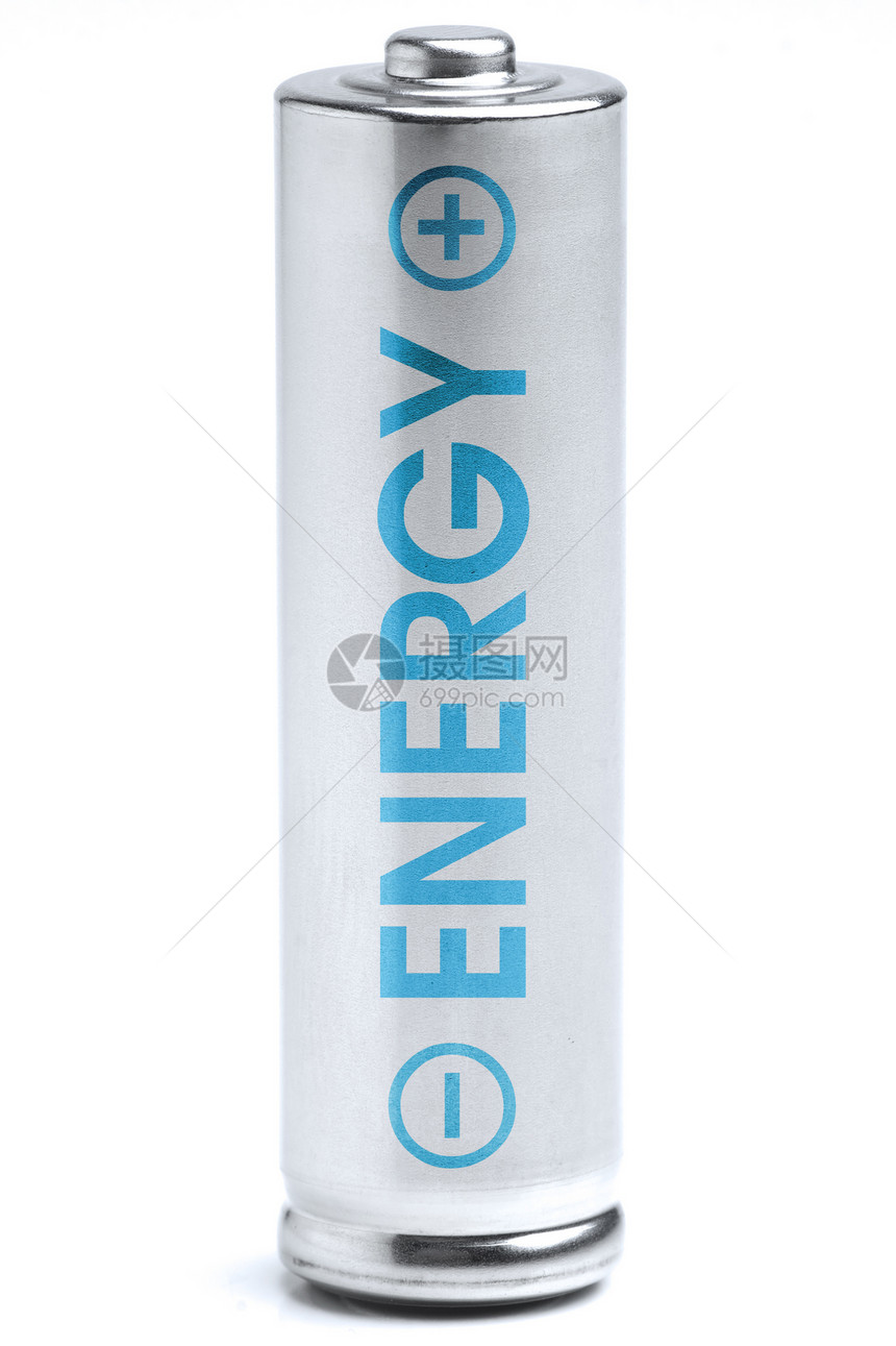 蓝能源金属白色蓝色电子产品电池玩具活力宏观磁铁概念图片