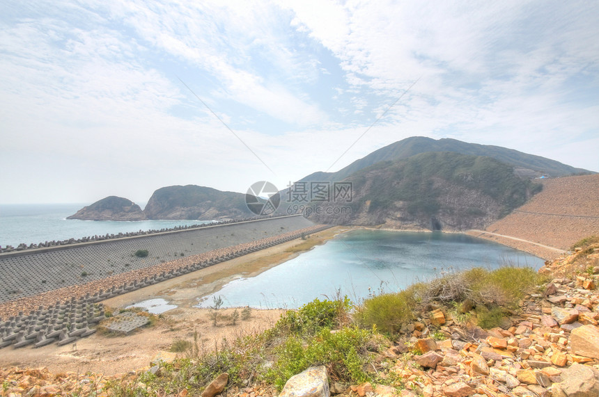 香港地公园的沿海风景天气悬崖海岸力量海浪蓝色海洋海岸线旅行史诗图片