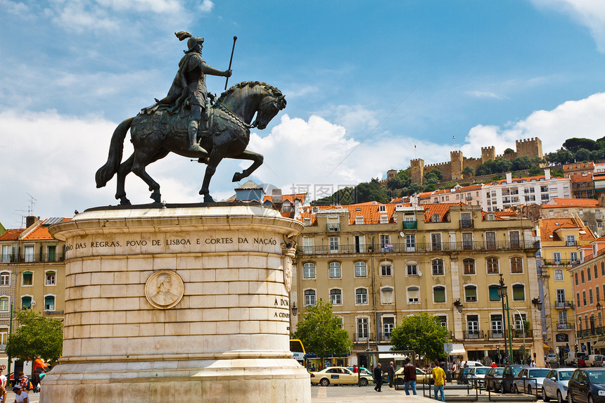 葡萄牙里斯本中央广场国王奖章(葡萄牙里斯本)图片