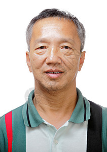 亚洲人男人白色祖父父亲头发男性长老退休黑色老年白色的高清图片素材