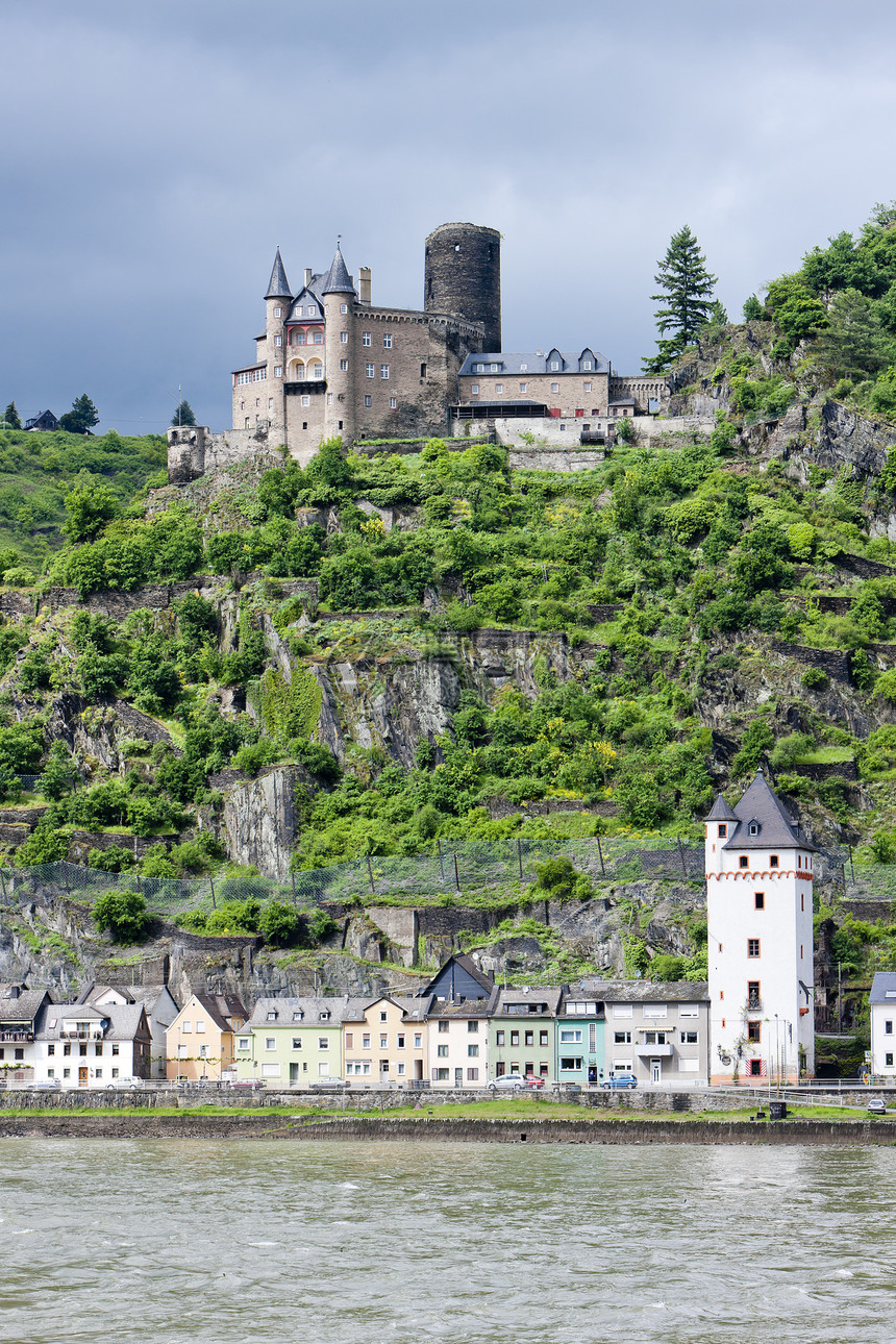 德国莱茵兰法尔茨 圣高尔历史外观历史性景点地标建筑城堡旅行房子世界遗产图片