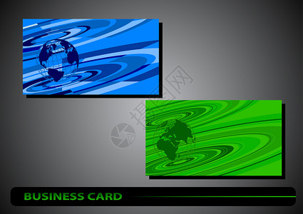 名片名卡广告绿色办公室商业创造力地球横幅空白蓝色公司背景图片