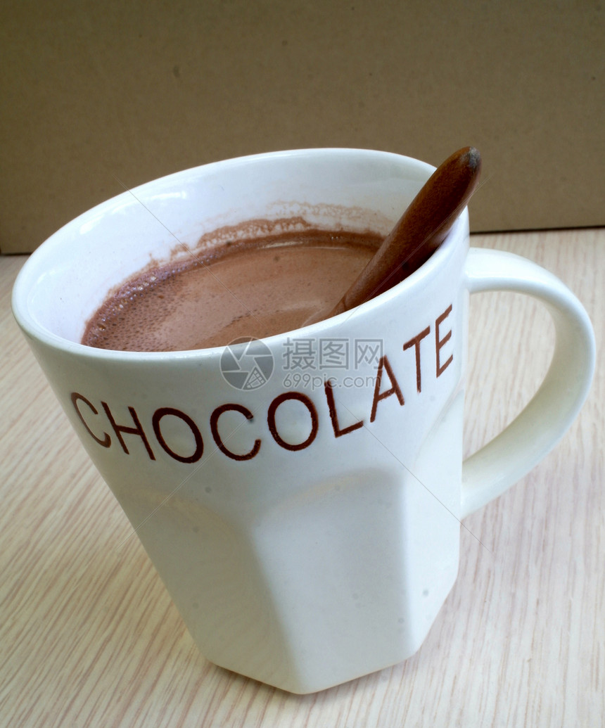 热巧克力牛奶棕色可可热饮饮料图片
