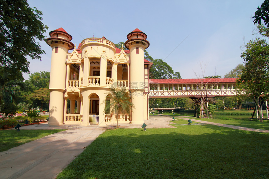Rama King 6 泰国Nakhon病理学旅行房子城堡游客历史花园大厅地标国王住宅图片