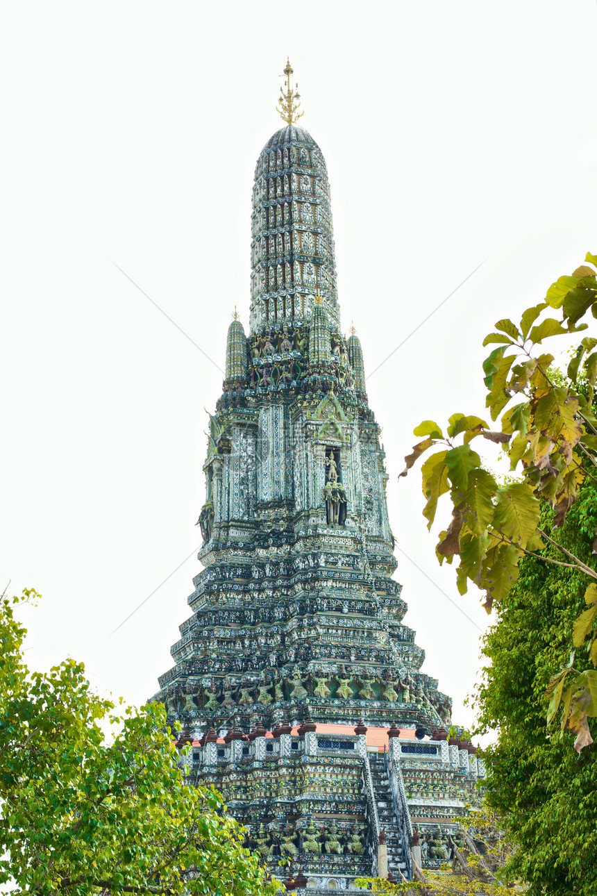 Wat Arun 网佛教徒文化旅游假期佛塔吸引力天空旅行寺庙连体图片