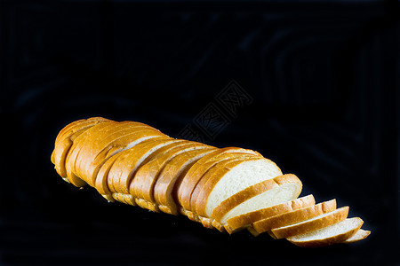 一块面包化合物黄油酵母淀粉碳水食物背景图片